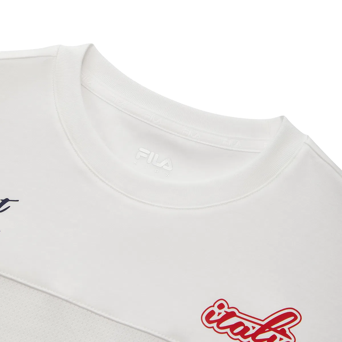 Футболка с круглым вырезом Moderate FILA KIDS, Cloud White — фото 4
