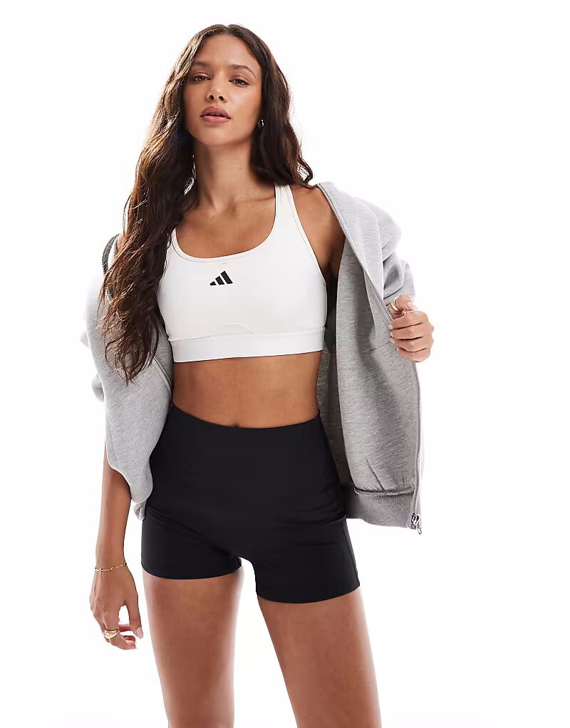 

Укороченные леггинсы Adidas performance All-me sculpt booty черного / черного цвета