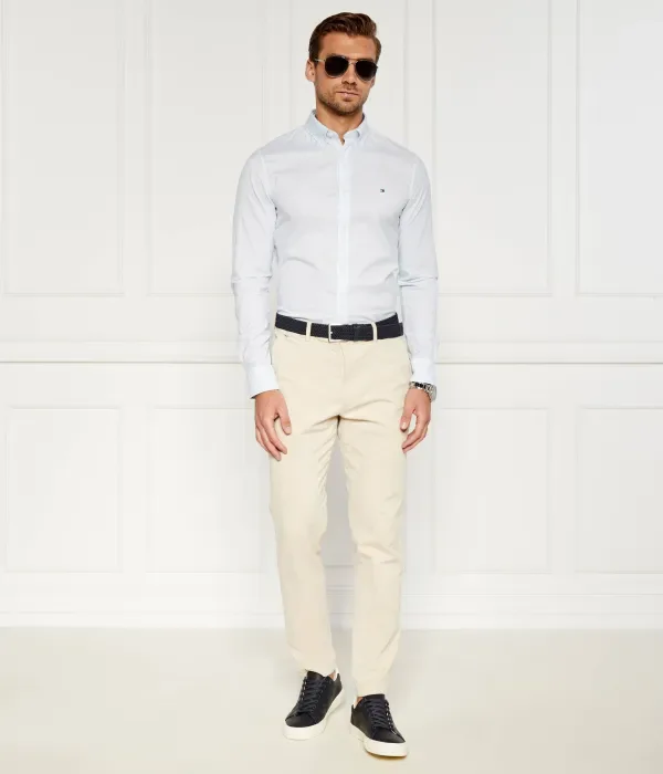 Рубашка FLEX slim fit Tommy Hilfiger, небесно-голубой — фото 2