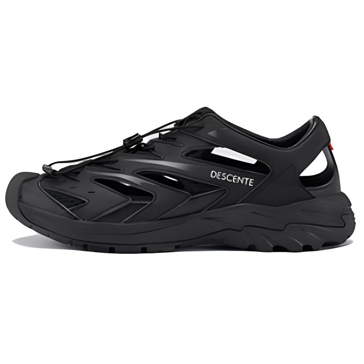 

DESCENTE Спортивные нескользящие дышащие треккинговые ботинки для речных походов унисекс черные, цвет Black