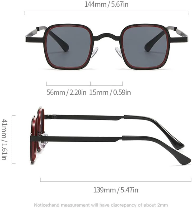 

Винтажные мужские солнцезащитные очки в металлической оправе, модные солнцезащитные очки с прозрачными оправами и защитой от синего света KTUCN, Transparent F