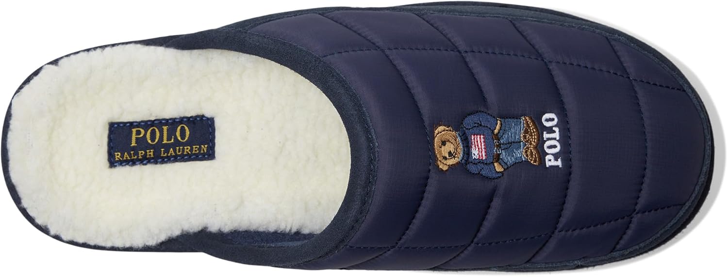 POLO RALPH LAUREN Мужские тапочки Reade Scuff Ii, Navy — фото 2