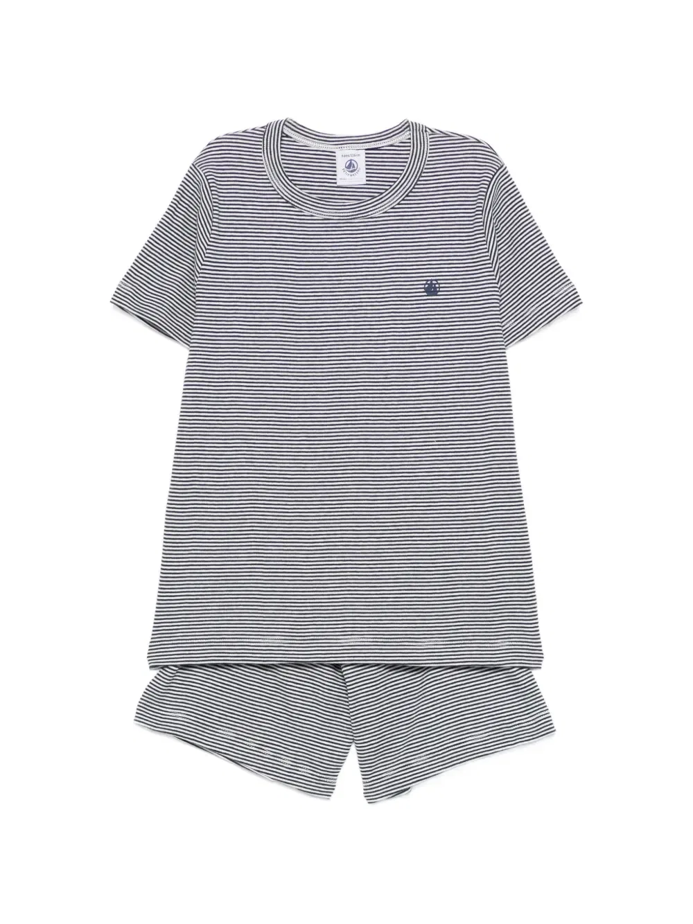 Пижама с логотипом (комплект из двух штук) Petit Bateau, белый