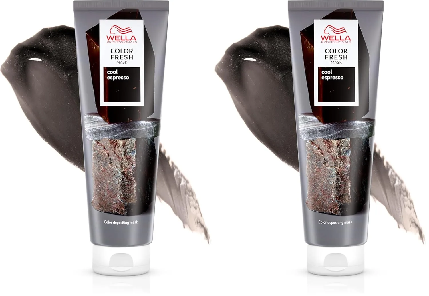 Wella Color Fresh Mask, восстанавливающая маска для волос с авокадо, 150 мл 148 мл (2 шт.), Cool Espresso