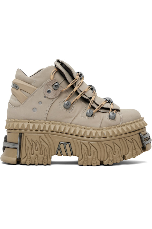 Новые кроссовки на платформе Taupe Rock Edition Fire Vetements, бежевый