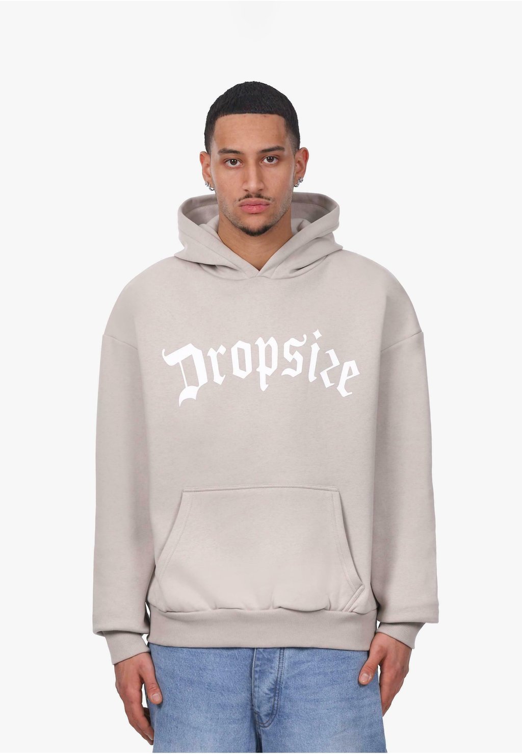 

Толстовка DROPSIZE HEAVY LOGO DESIGN - Hoodie, серый