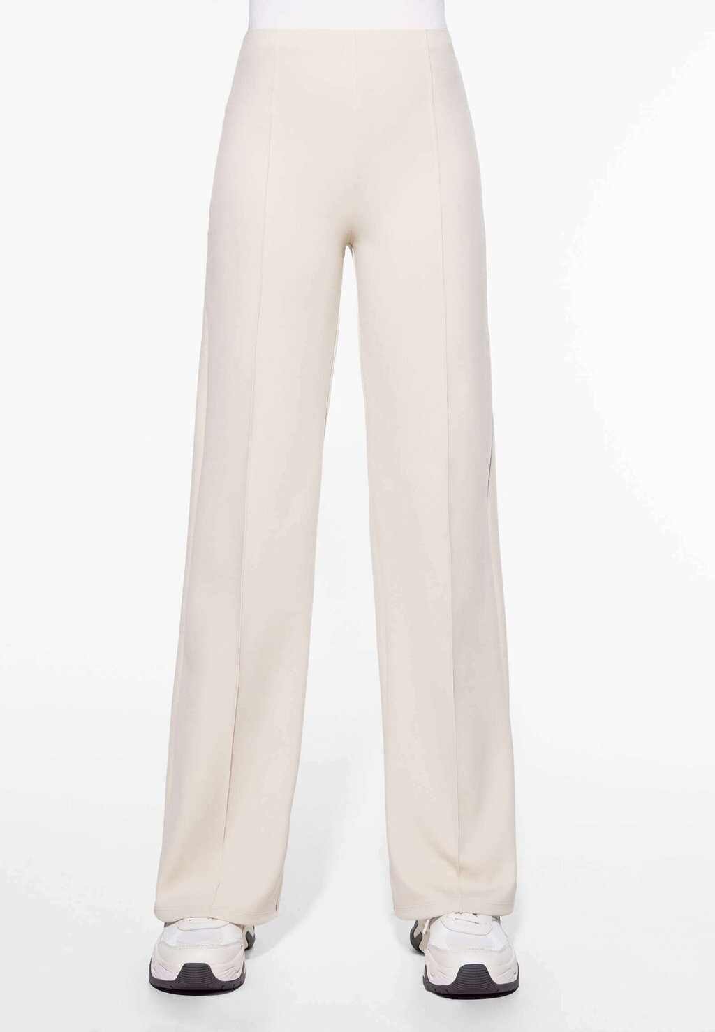 

Брюки Straight Trousers OYSHO, бежевый