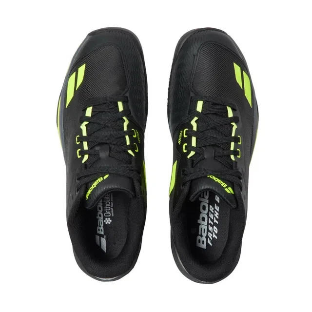 Мужские теннисные кроссовки для грунта «Jet Mach 4 SG» от Babolat, Black X Yellow — фото 4