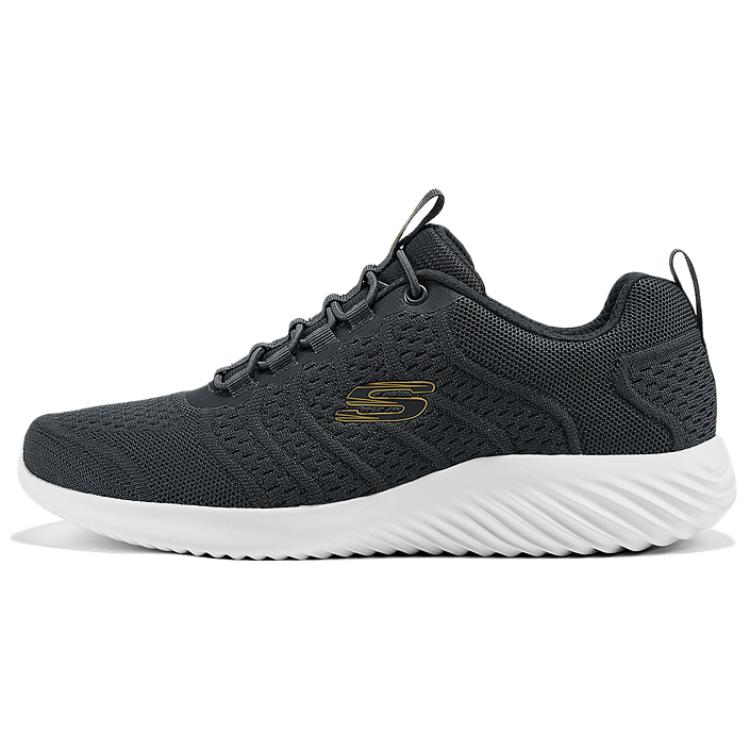

Skechers СПОРТИВНЫЕ МУЖСКИЕ износостойкие дышащие низкие кроссовки для бега, цвет: темно-серый
