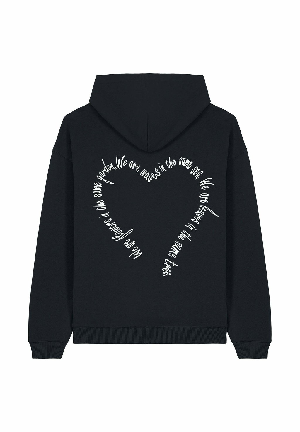 

Толстовка FLOWERS BACK EMBROIDERY UNISEX - Hoodie Mira Paris, черный