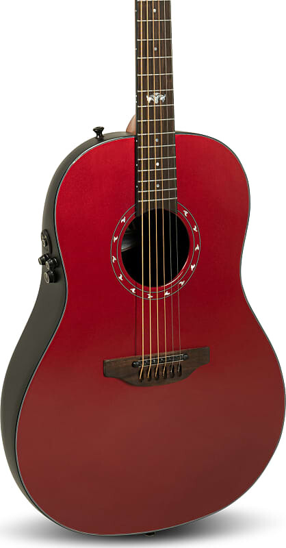 

Акустическая гитара Ovation Ultra Mid-Depth Acoustic-Electric Guitar, Vampira Red w/ Gig Bag