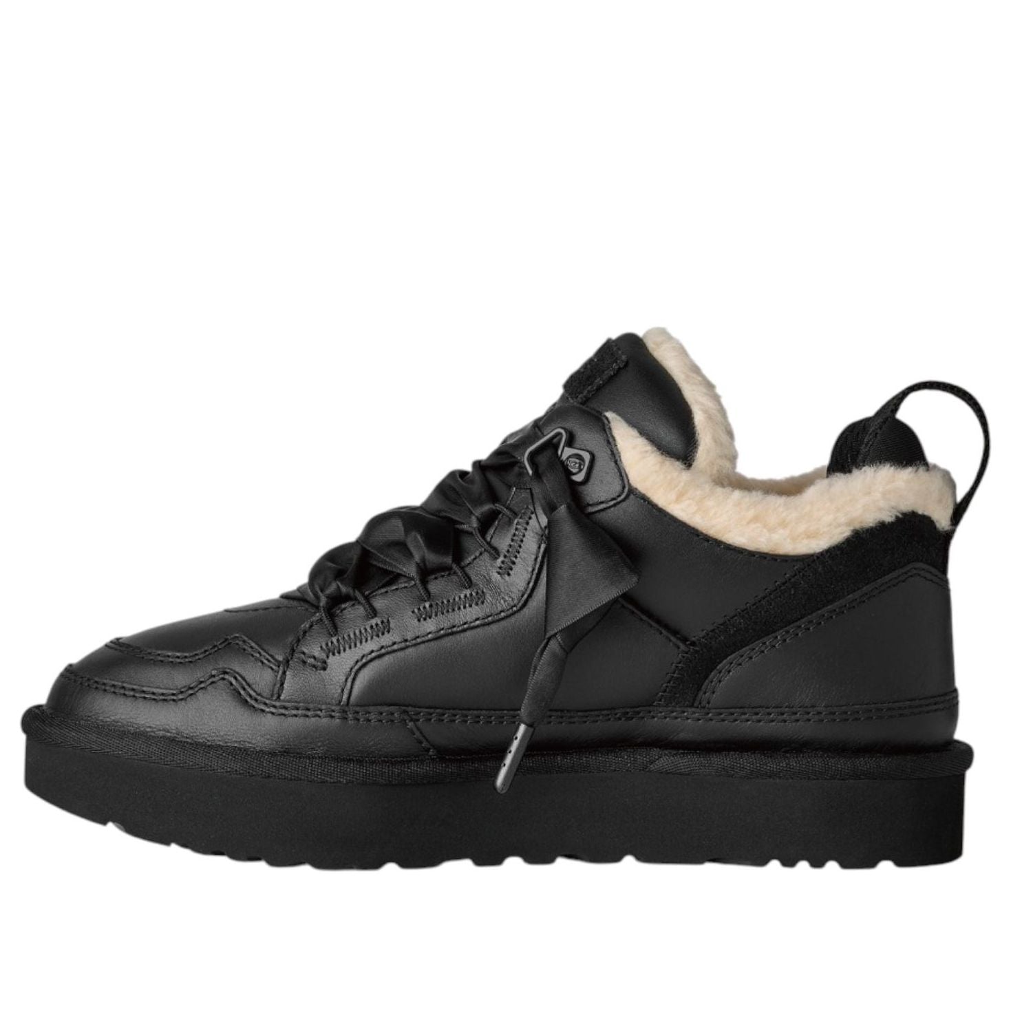 Угги (WMNS) UGG Lowmel Leather 'Black'