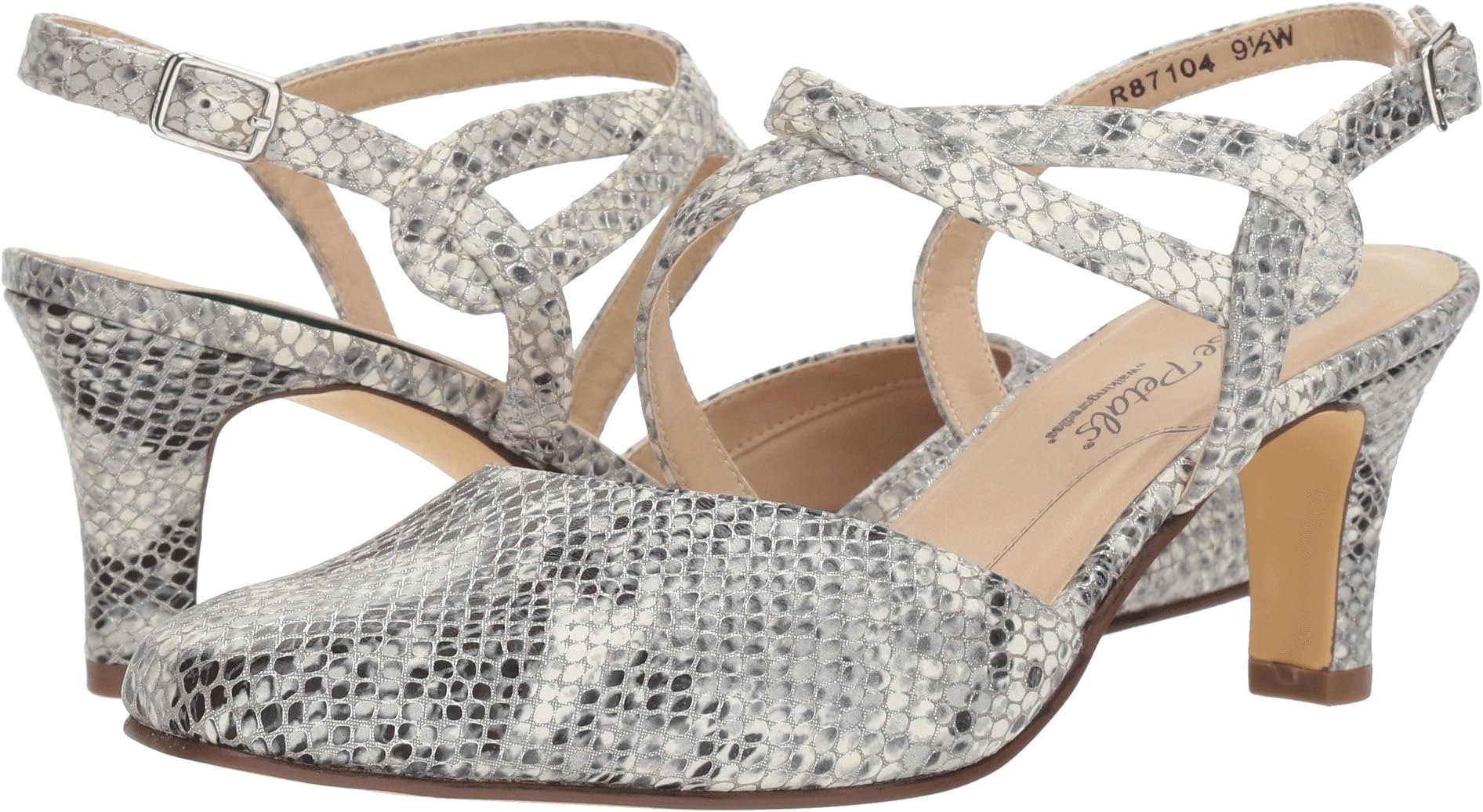 Туфли Walking Cradles Rosie, цвет Silver Multi Snake Print