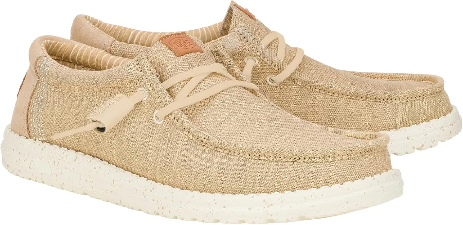 Мужские слипоны Heydude Wally Elevated Basics в стиле мокасин, Khaki White — фото 2