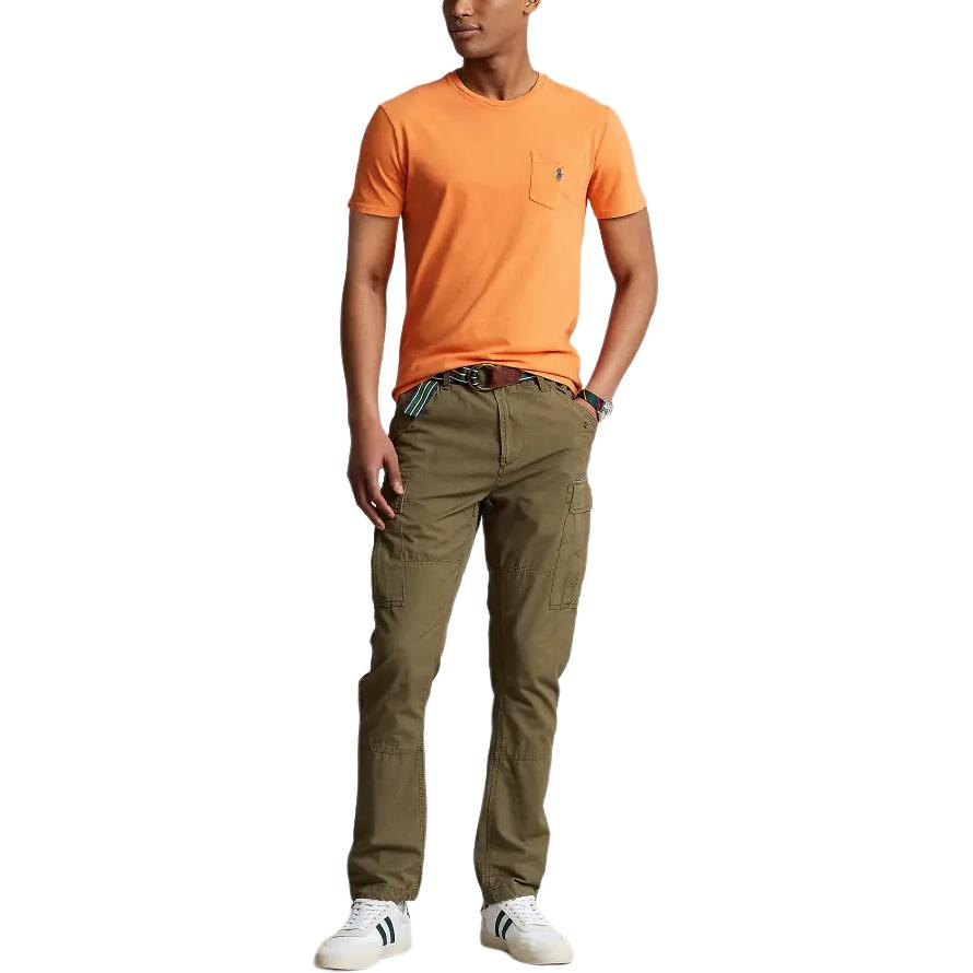 Polo Ralph Lauren Футболка мужская оранжевая — фото 4