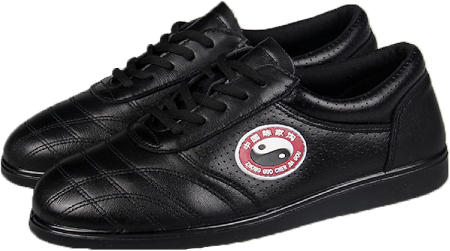 

Кроссовки для Тай Чи Летние Дышащие Кожаные Обувь для Боевых Искусств Обувь для Практики Спортивная Обувь, Черные-40 Liurui