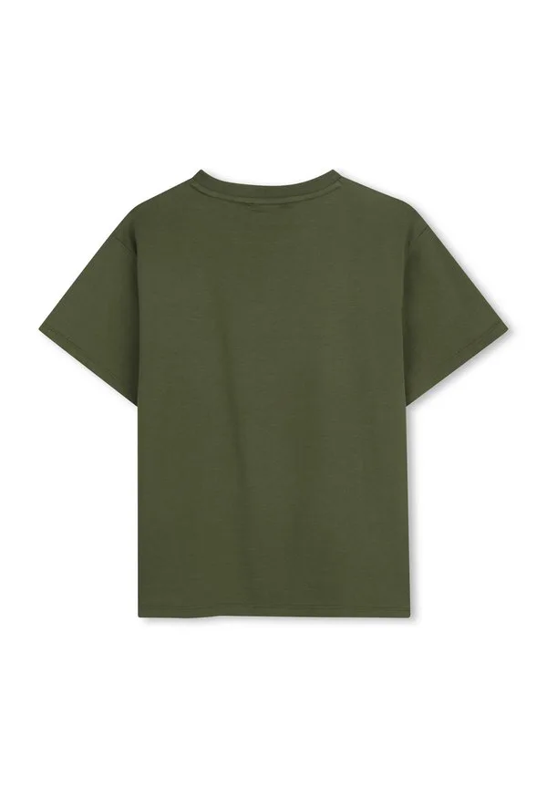Футболка с принтом Kenzo Kids, Vert Kaki — фото 2