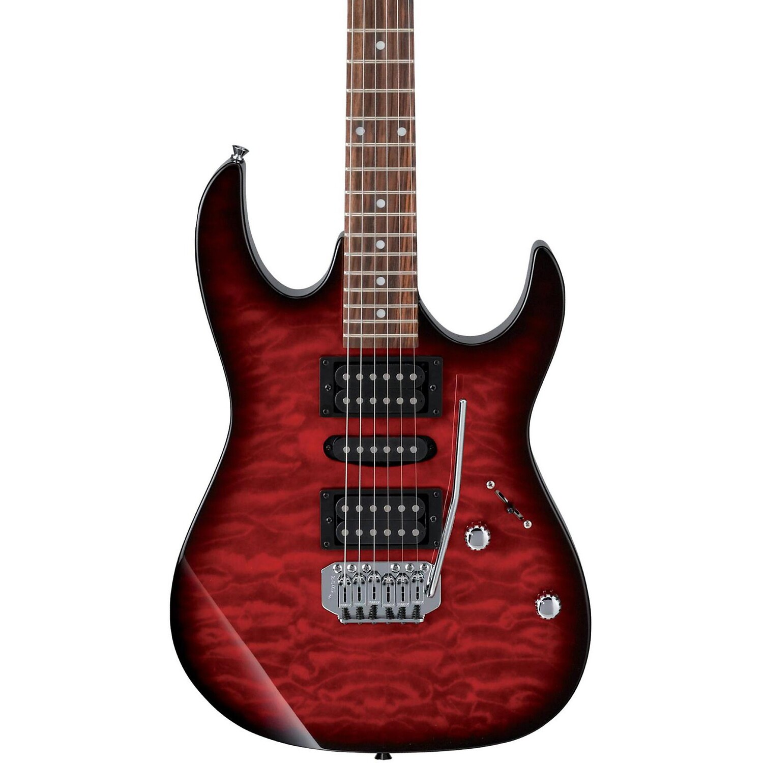 

Электрогитара Ibanez GRX70QA Transparent Red Burst