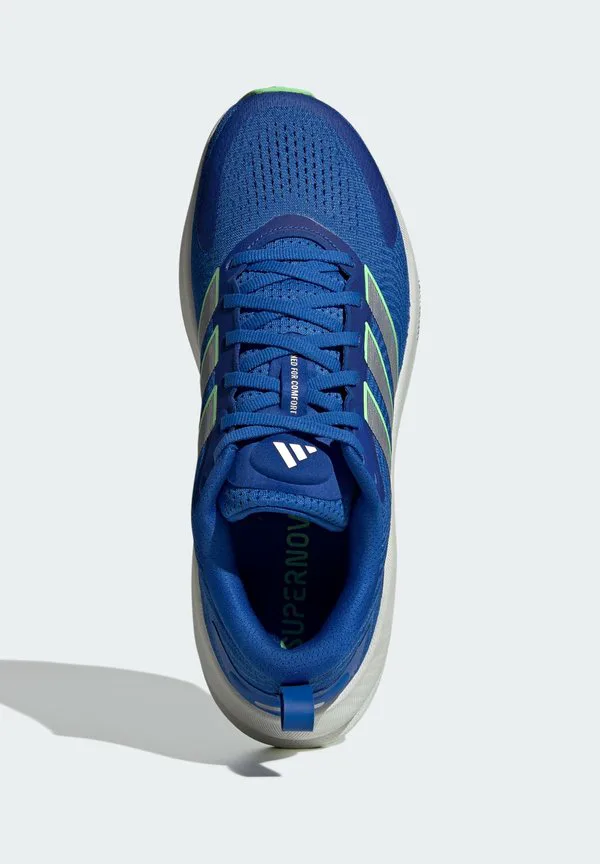 Кроссовки для бега по шоссе supernova ease 2 Adidas Performance, Blue/Silver Metallic/Lime Burst — фото 3