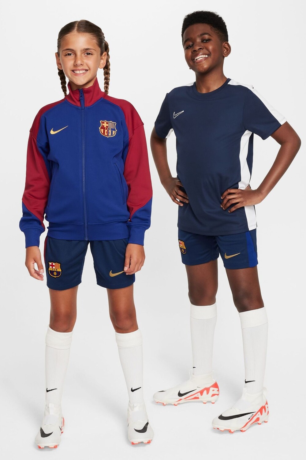 

Футбольные шорты Jr fc barcelona 24/25 Nike, синий
