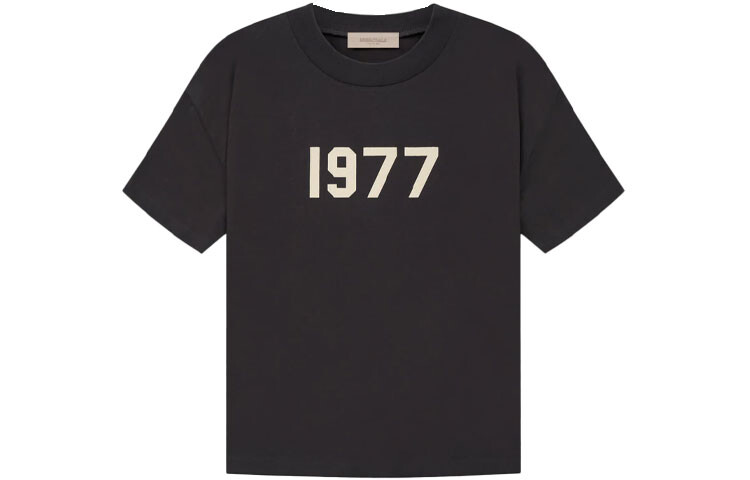 

Женская футболка Fear of God Essentials, цвет black iron color