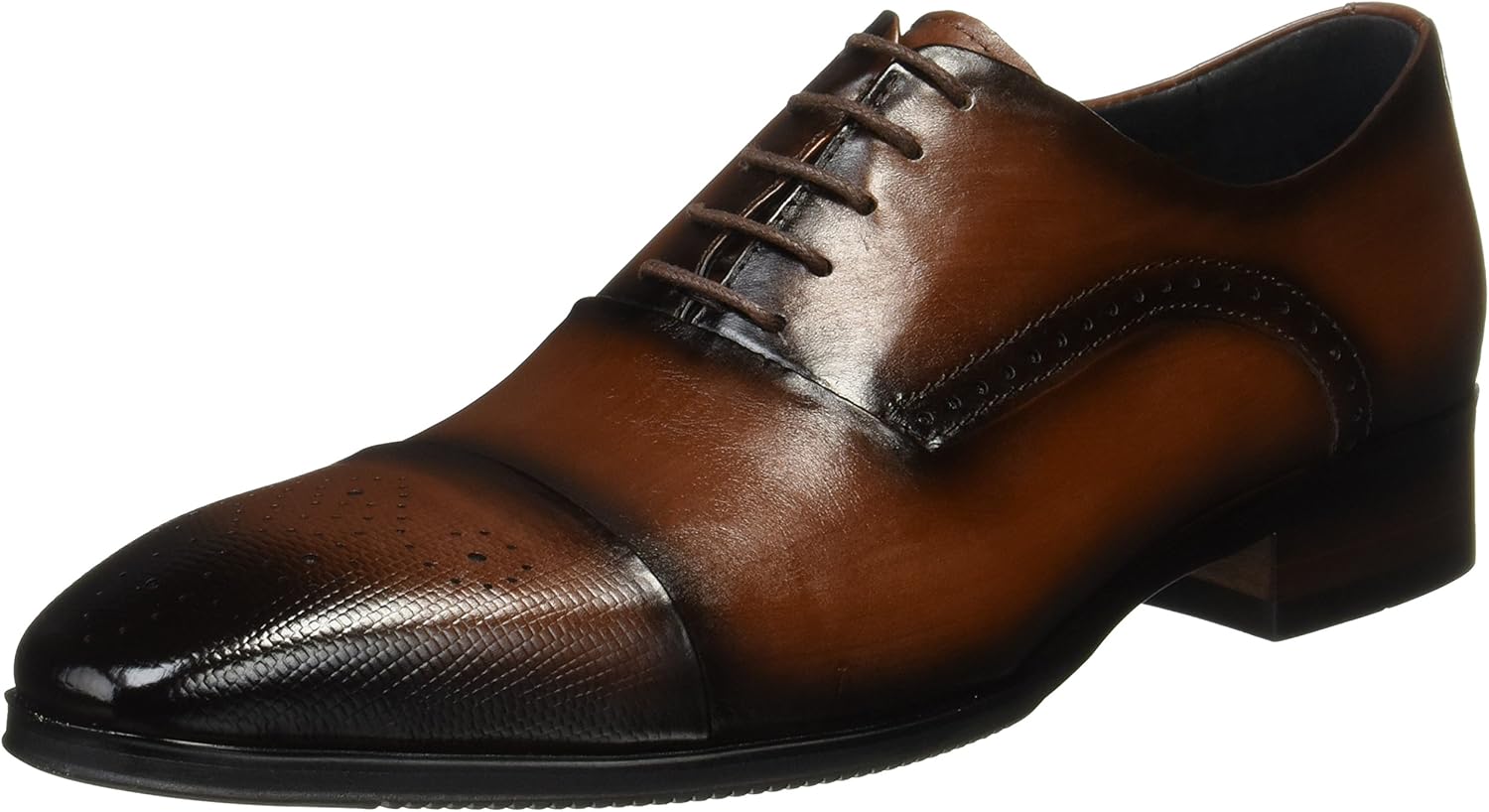 

Мужские японские кожаные бизнес-туфли Christian Carano, темно-коричневый