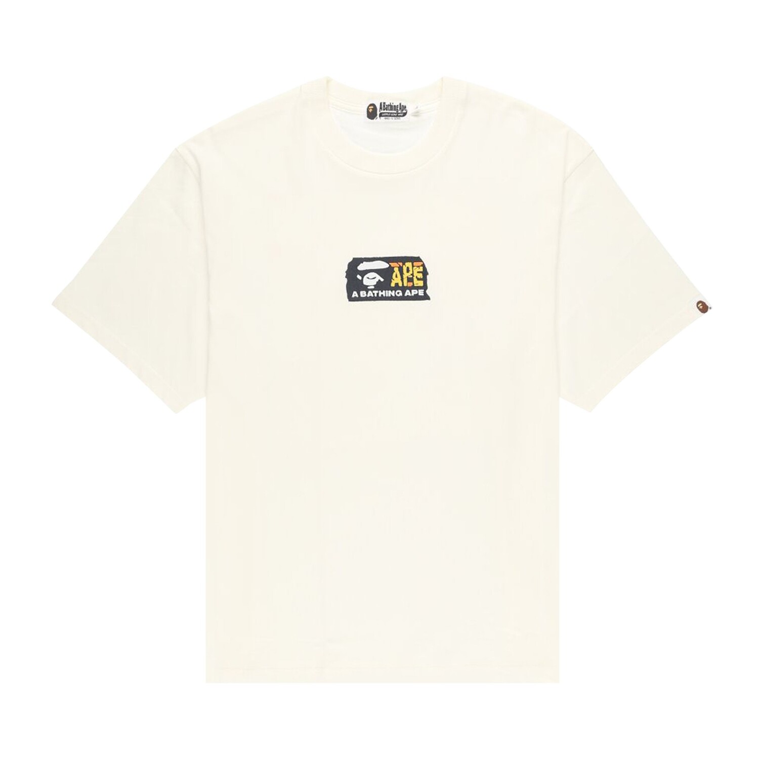 

Футболка с монограммой BAPE Album, цвет Ivory