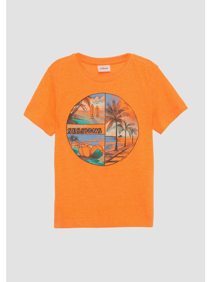 

s.Oliver Футболка в цвете 0061_neon, Хаки, s.Oliver Футболка в цвете 0061_neon