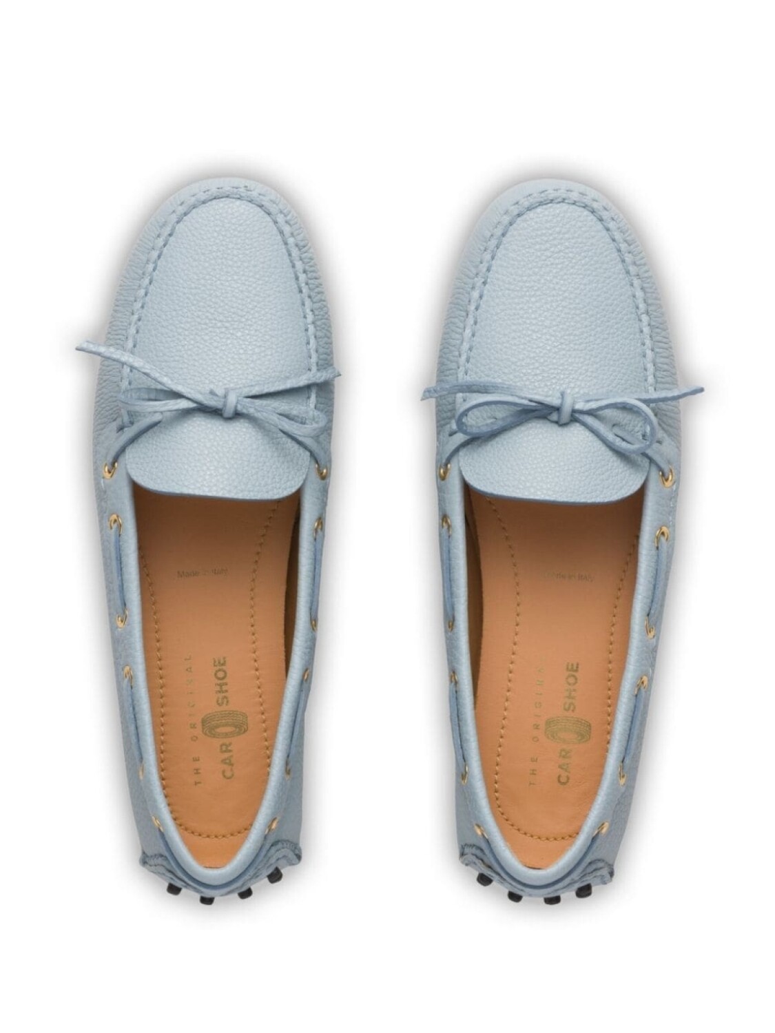 Car Shoe мокасины из зернистой кожи, синий — фото 4