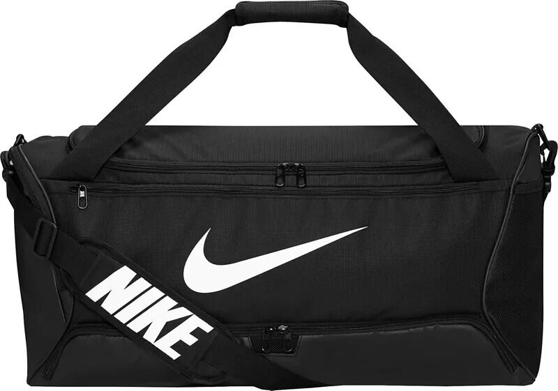 

Спортивная сумка Nike Brasilia 9.5 (средняя, 60 л) с ремнем, черный