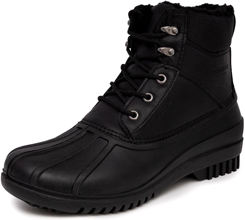 

Зимние сапоги LONDON FOG Aspen для мужчин, водонепроницаемые, утепленные, мужские снегоступы или дождевые сапоги, черные, светло-коричневые или коричневые, размеры с 7 по 15, средняя и очень широкая ширина