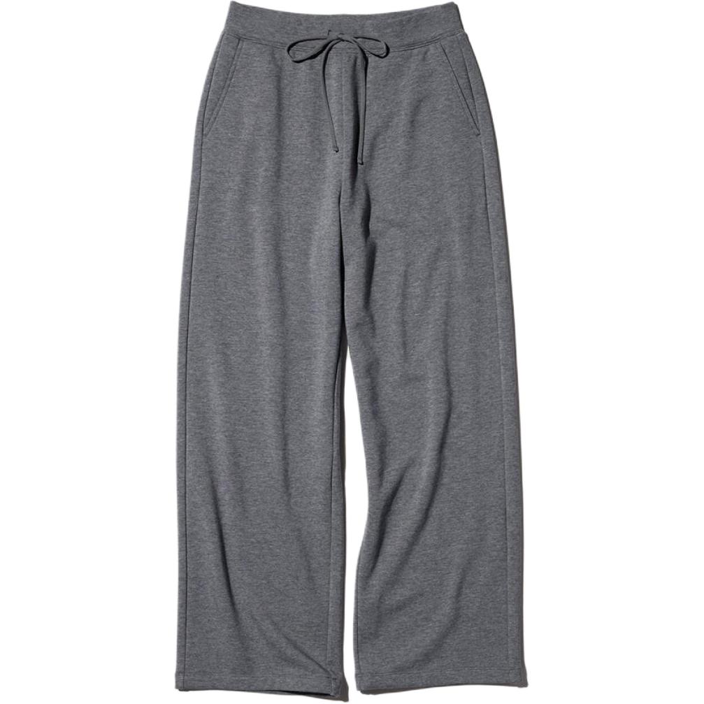 

Uniqlo Женские повседневные брюки темно-серого цвета, прямого кроя