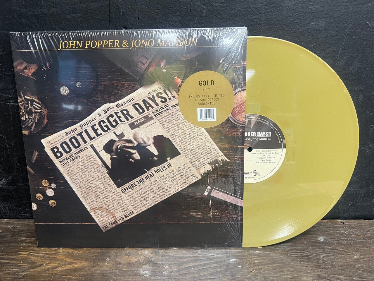 

Виниловая пластинка John Popper & Jono Manson - Bootlegger Days!! Gold