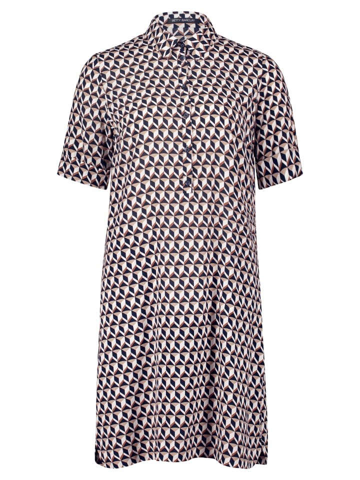 

Короткое платье Betty Barclay Hemdblusen, цвет dark blue/beige