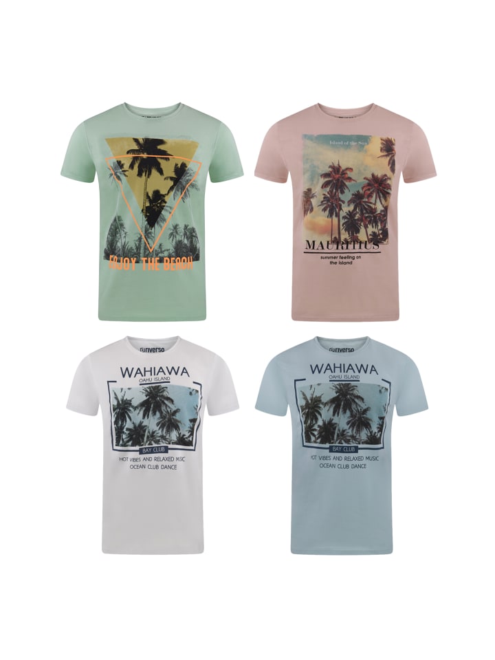 

Набор из 4 разноцветных футболок RIVLukas