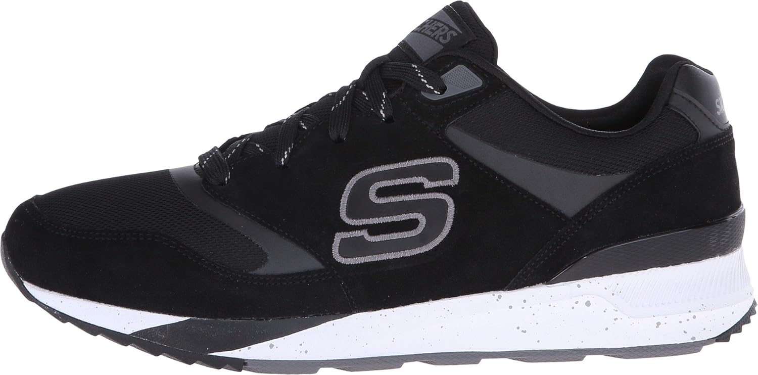 Мужские модные кроссовки Skechers Originals Retros OG 90, белый/черный — фото 2