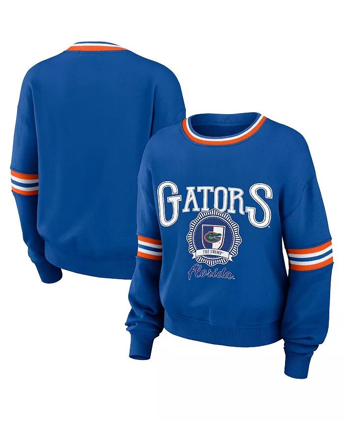 

Женская королевская потертая толстовка-пуловер в винтажном стиле Florida Gators WEAR by Erin Andrews