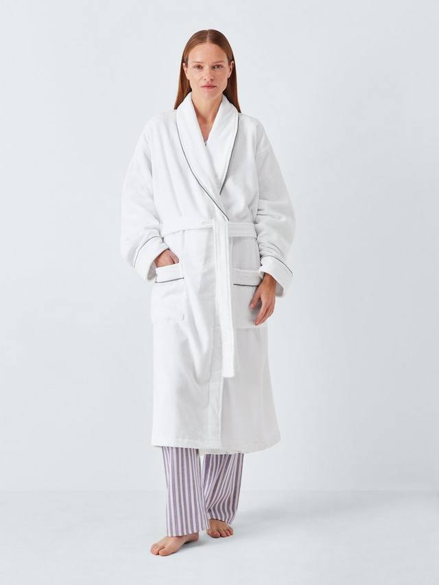 

Египетский хлопковый велюровый унисекс банный халат John Lewis