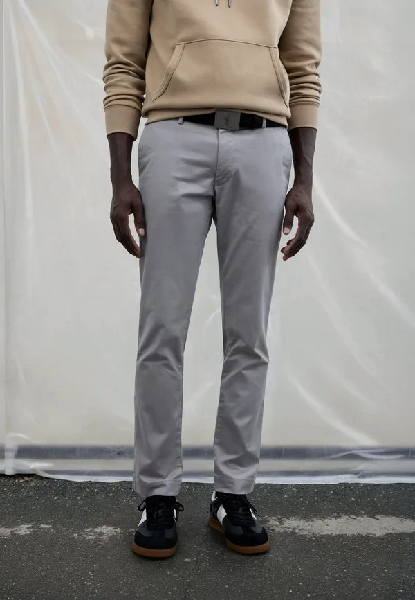 Брюки с плоским передним краем Polo Ralph Lauren, Grey Fog
