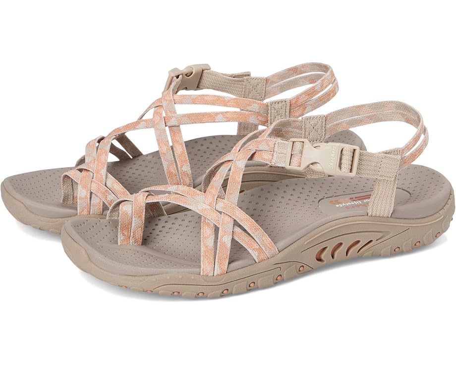 Сандалии SKECHERS Reggae - Positive Space, серо-коричневый
