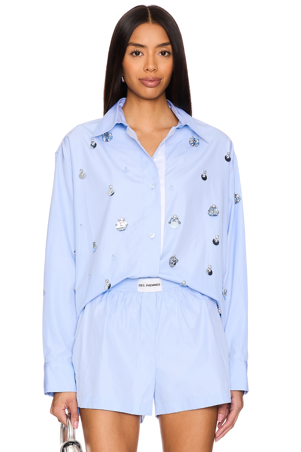 

Классическая рубашка Des Phemmes, pastel blue