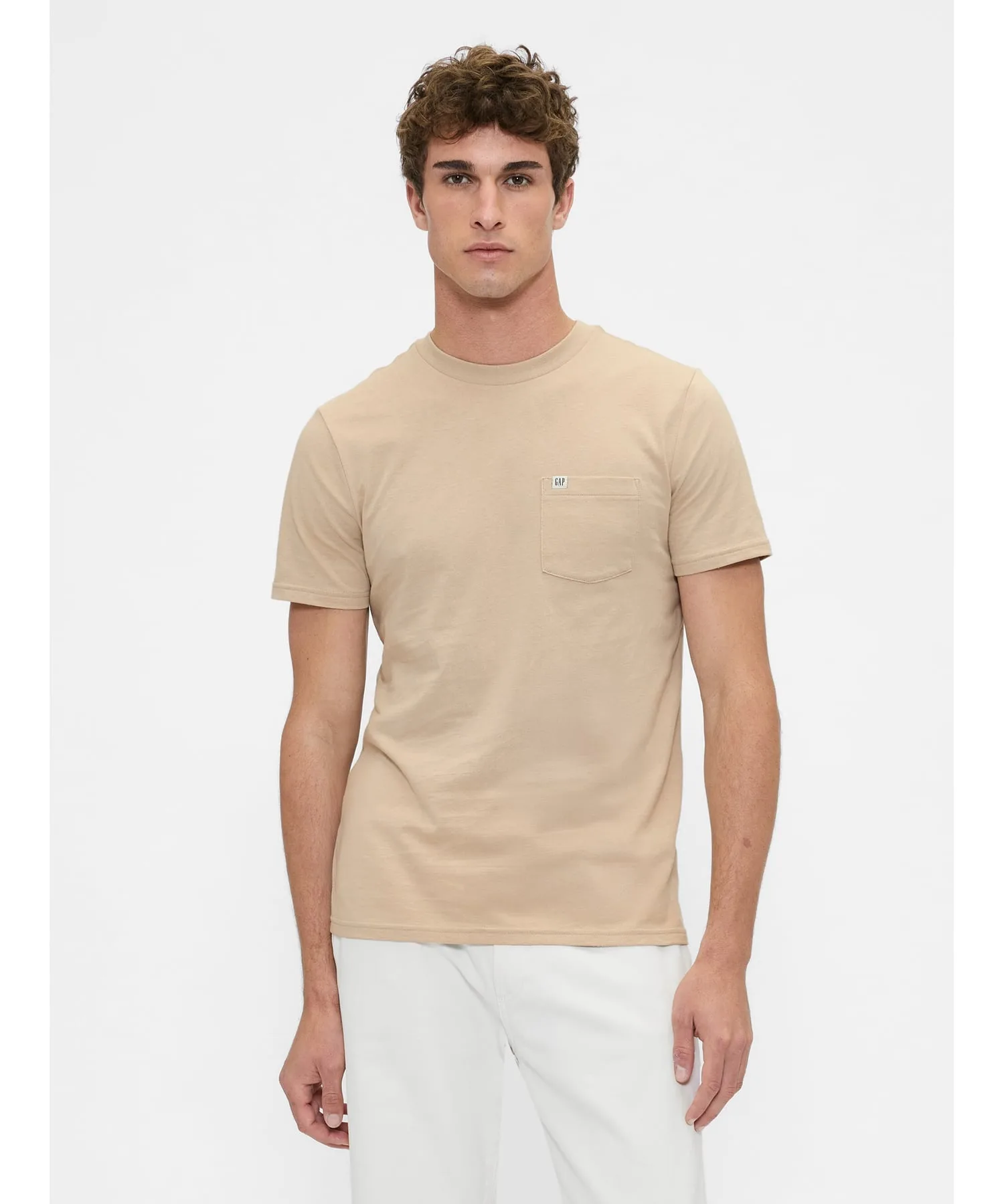 Мини-футболка с логотипом (U)GAP и карманом (унисекс), WICKER