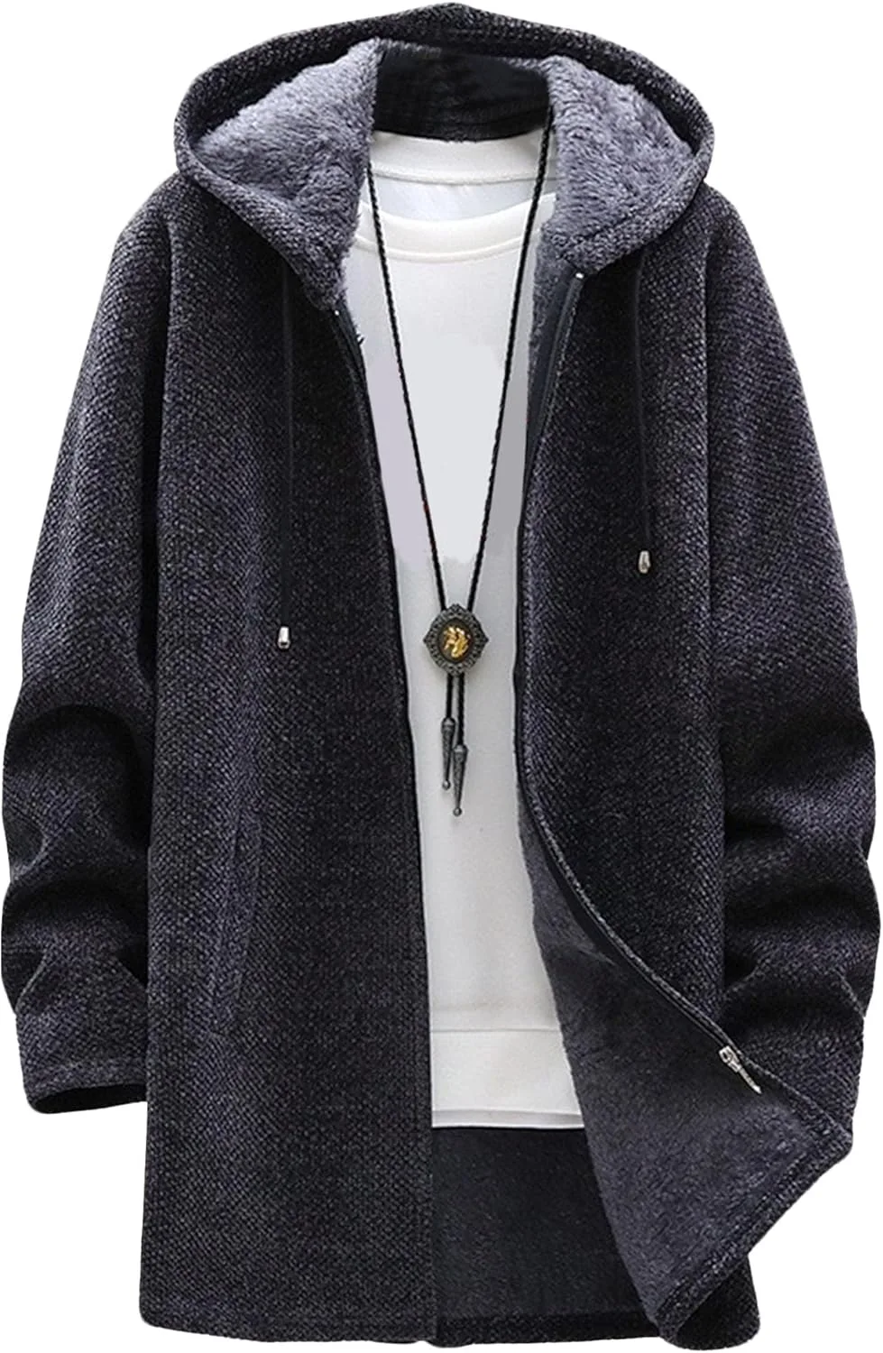 

Мужской модный вязаный свитер с утепленной подкладкой Maiyifu-GJ