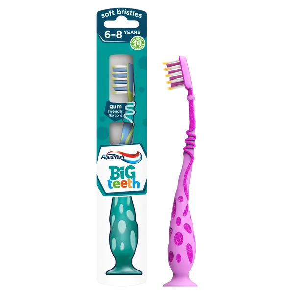 Детская зубная щетка мягкая, 1 шт. Aquafresh Big teeth brush — фото 3