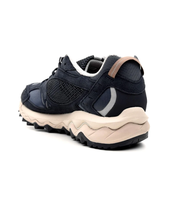 Кроссовки из ткани Gore Tex Mizuno, синий — фото 3