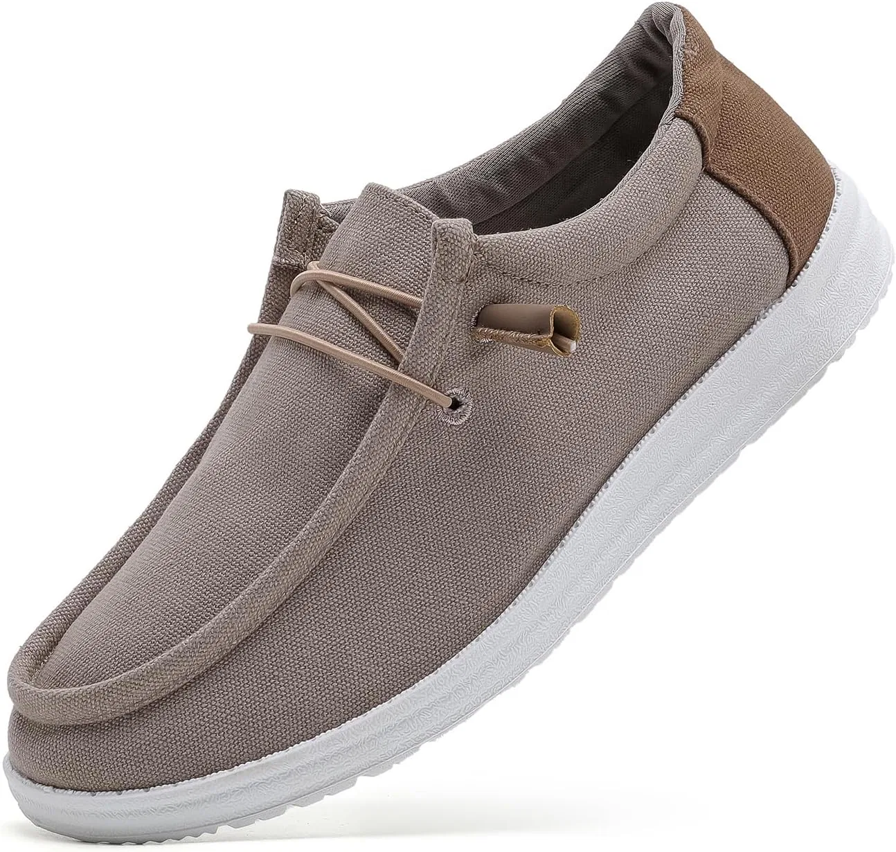 Мужские лоферы на скользящей подошве, легкие дышащие, betyswear, хаки — фото 3
