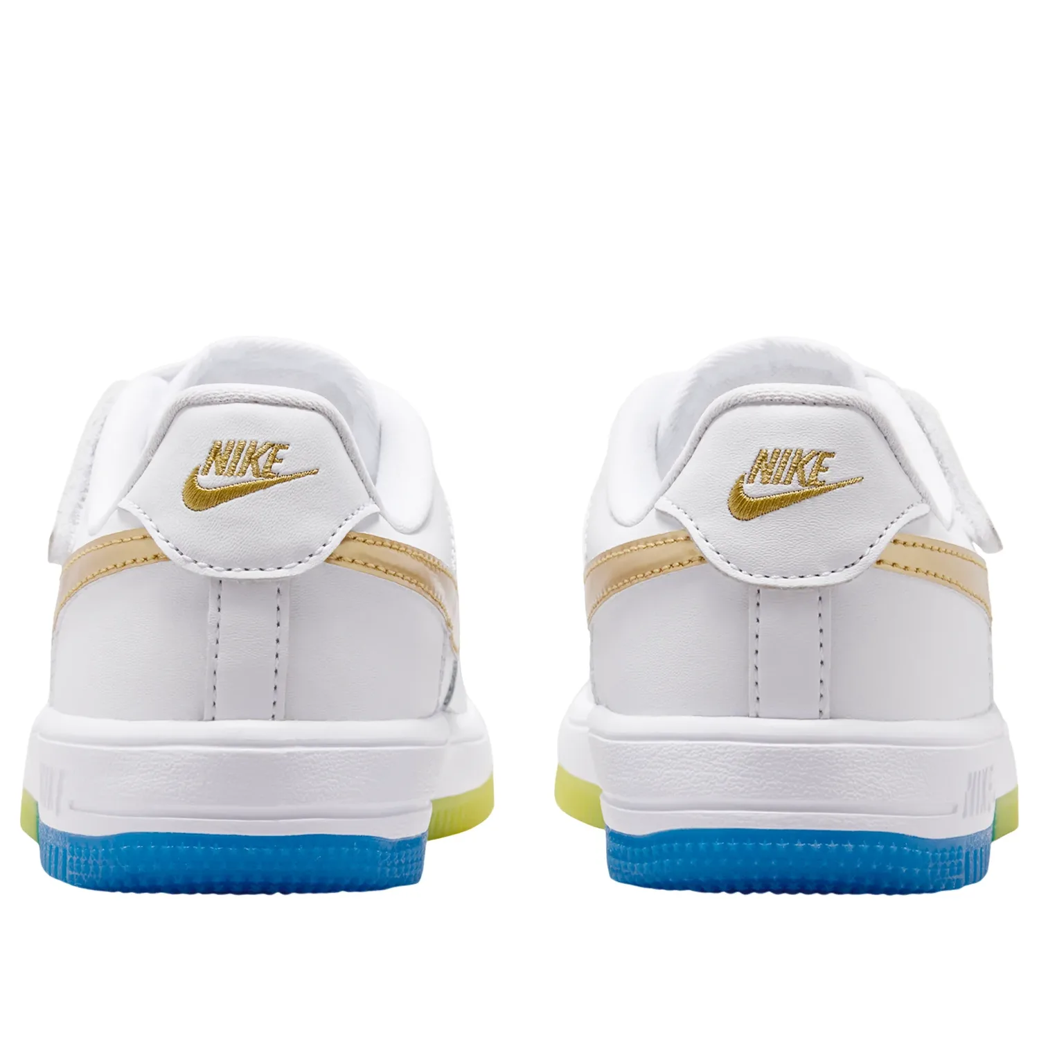 Кроссовки (PS) Nike Force 1 Low EasyOn 'White Soar Sonic Yellow' — фото 3
