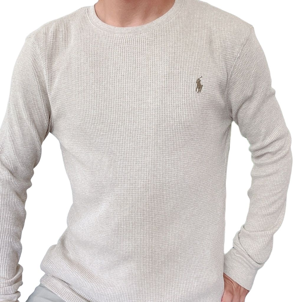 Футболка SS25 мужская Polo Ralph Lauren, бежевый — фото 3