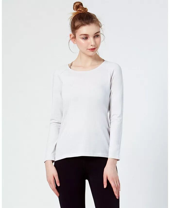 

Женский топ с длинными рукавами Rebody Essentials Rebody Active, серый