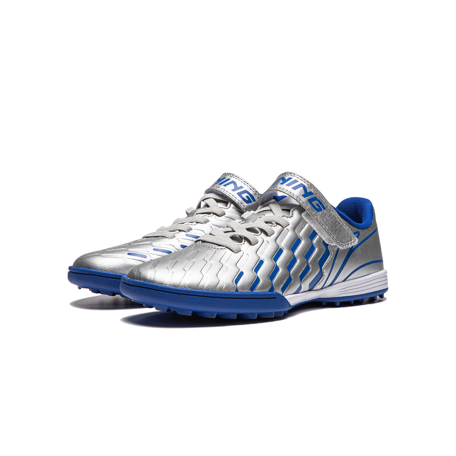 Детские футбольные бутсы GS Low-top Silver Lining Young, серебряный — фото 4